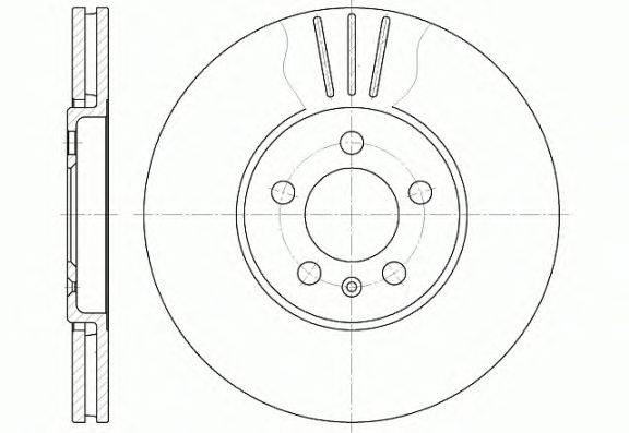 Тормозной диск REMSA 6493.10