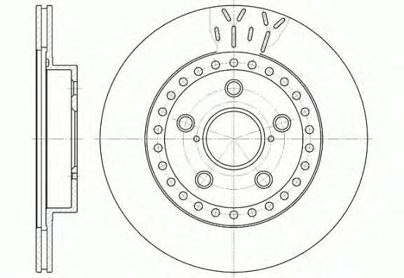 Тормозной диск REMSA 656110