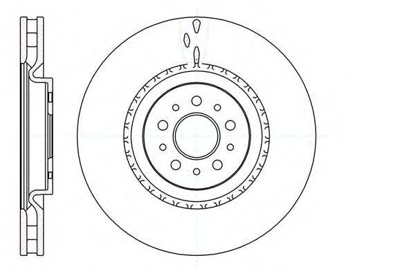 Тормозной диск REMSA 61010.10