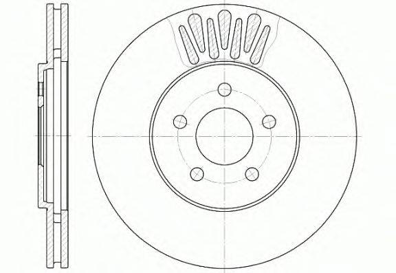 Тормозной диск REMSA 6136110