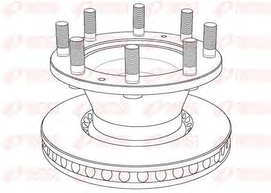 Тормозной диск REMSA NCA1022.20