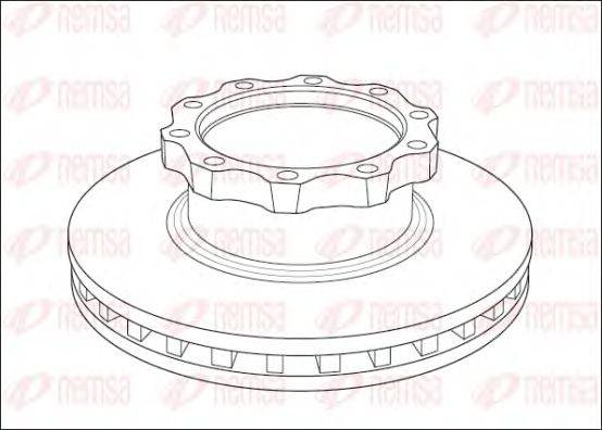 Тормозной диск REMSA NCA1039.20
