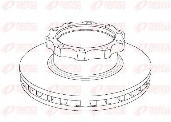 Тормозной диск REMSA NCA1042.20