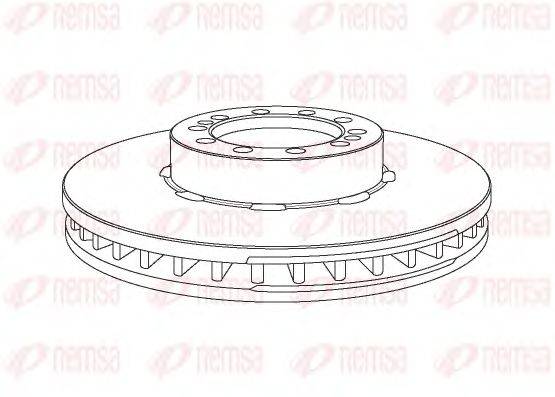 Тормозной диск REMSA NCA1067.20