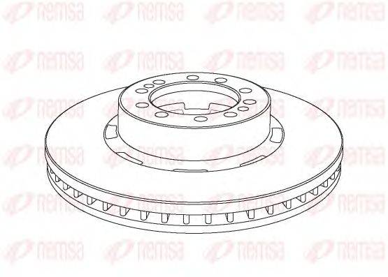 Тормозной диск REMSA NCA1074.20