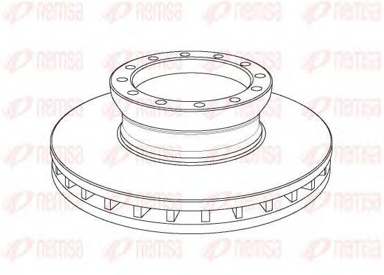 Тормозной диск REMSA 113920