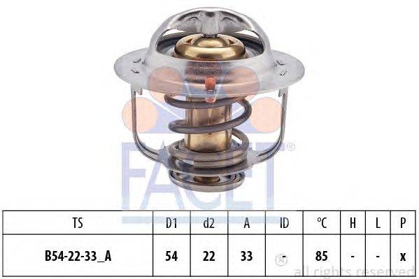 Термостат, охлаждающая жидкость FACET 7.8335