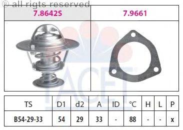 Термостат, охлаждающая жидкость FACET 78642