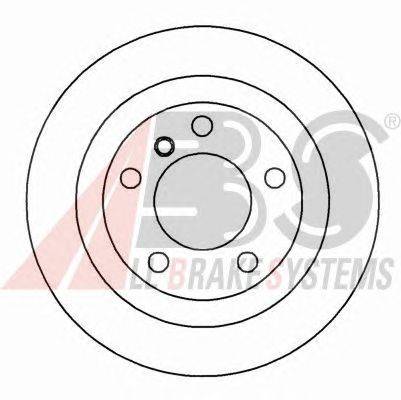 Тормозной диск A.B.S. 16341 OE