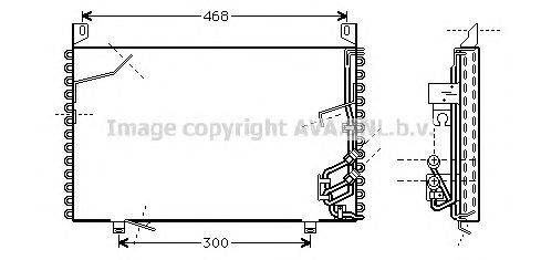 Конденсатор, кондиционер AVA QUALITY COOLING BW5197