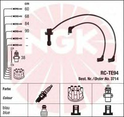 Комплект проводов зажигания NGK 3714