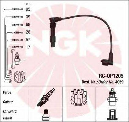 Комплект проводов зажигания NGK 4059