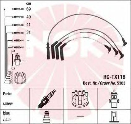 Комплект проводов зажигания NGK 5383