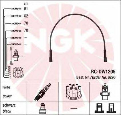 Комплект проводов зажигания NGK 6296
