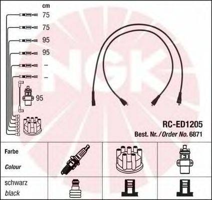 Комплект проводов зажигания NGK 6871