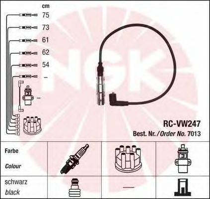 Комплект проводов зажигания NGK 7013