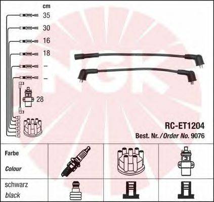 Комплект проводов зажигания NGK 9076