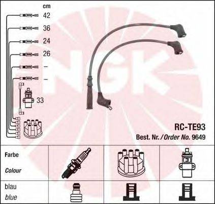 Комплект проводов зажигания NGK 9649