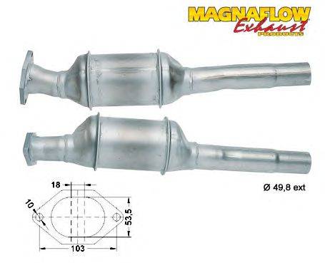 Катализатор MAGNAFLOW 81862D