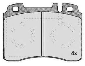 Комплект тормозных колодок, дисковый тормоз RAICAM 14801