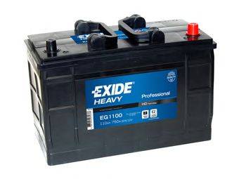 Стартерная аккумуляторная батарея; Стартерная аккумуляторная батарея EXIDE EG1100