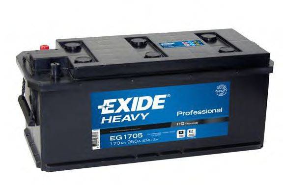 Стартерная аккумуляторная батарея; Стартерная аккумуляторная батарея EXIDE EG1705