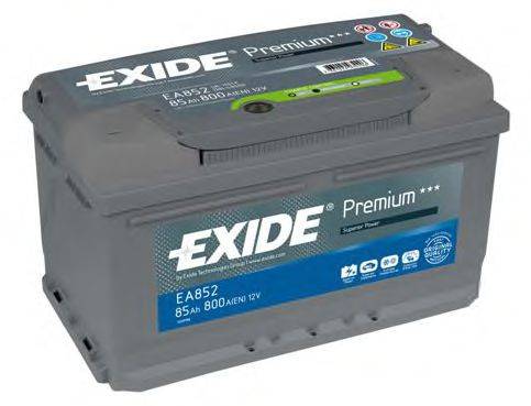 Стартерная аккумуляторная батарея; Стартерная аккумуляторная батарея EXIDE EA852