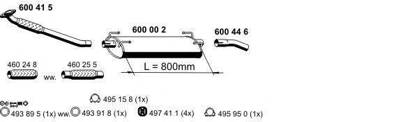 Система выпуска ОГ ERNST 340032