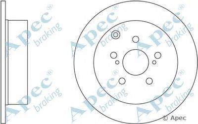 Тормозной диск APEC braking DSK2472