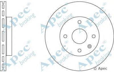 Тормозной диск APEC braking DSK2810