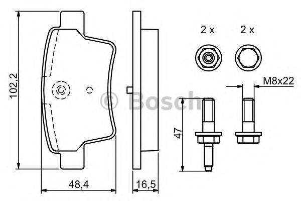 Комплект тормозных колодок, дисковый тормоз LUCAS ELECTRICAL GDB1692