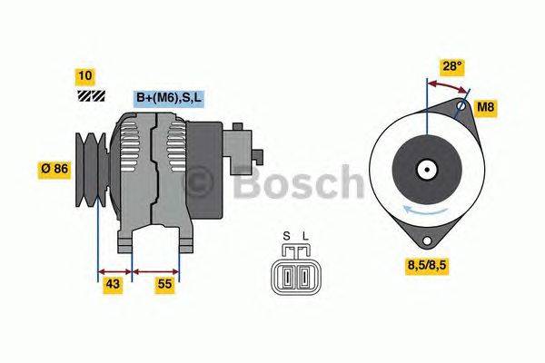 Генератор BOSCH 0 986 080 260