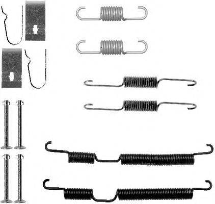 Комплектующие, тормозная колодка HELLA PAGID 8DZ 355 200-881