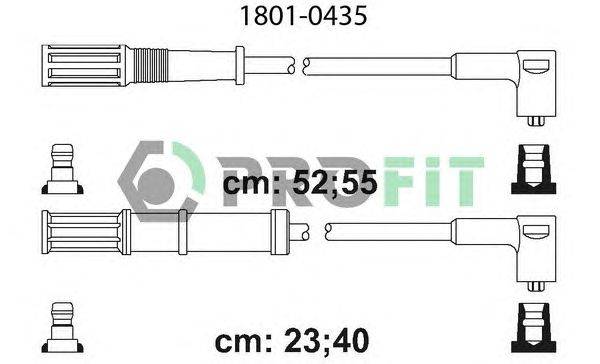 Комплект проводов зажигания PROFIT 1801-0435