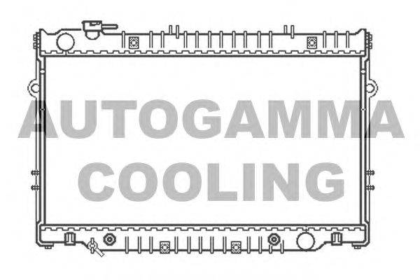 Радиатор, охлаждение двигателя AUTOGAMMA 102365