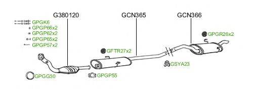 Система выпуска ОГ GT Exhaust 192