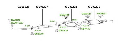 Система выпуска ОГ GT Exhaust 2817