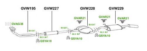 Система выпуска ОГ GT Exhaust 2823