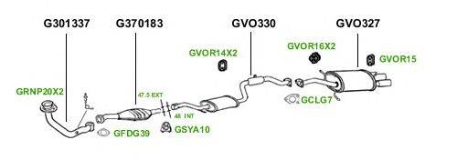 Система выпуска ОГ GT Exhaust 3012