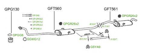 Система выпуска ОГ GT Exhaust 410