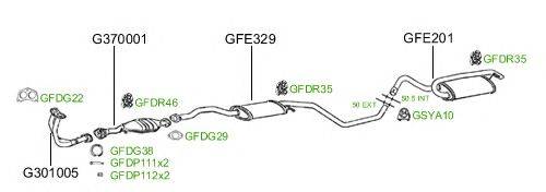 Система выпуска ОГ GT Exhaust 511