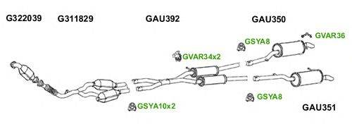 Система выпуска ОГ GT Exhaust 6068