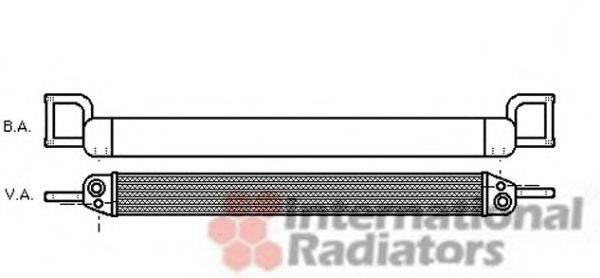 масляный радиатор, двигательное масло NRF 31001