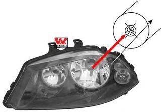 Основная фара VAN WEZEL 4917967V