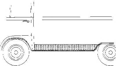 Боковина VAN WEZEL 240101