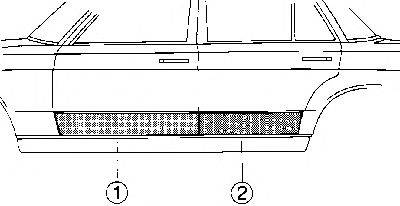 Дверь, кузов VAN WEZEL 3010175