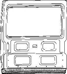 Дверь, кузов VAN WEZEL 3070274