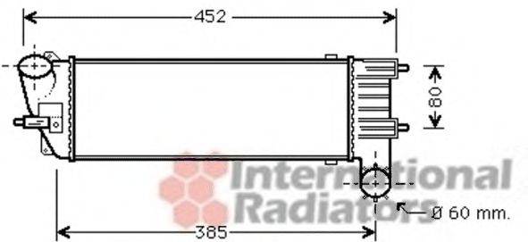 Интеркулер VAN WEZEL 40004344