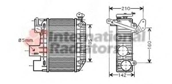 Интеркулер VAN WEZEL 53004365