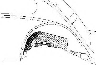 Колесная ниша VAN WEZEL 5801.97